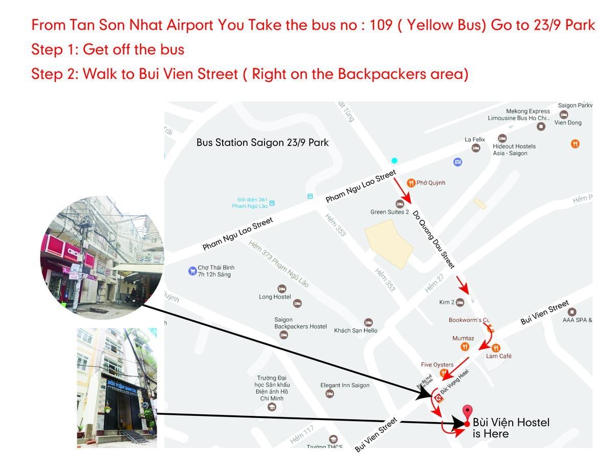 ho chi minh-buss 109 rute kart