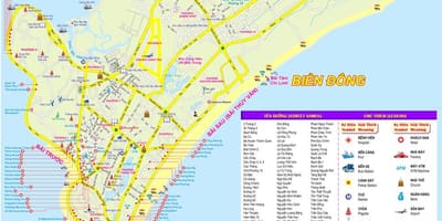 Kart av ho chi minh-byen port