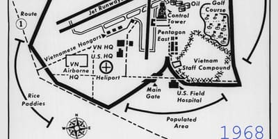 Kart over saigon 1968